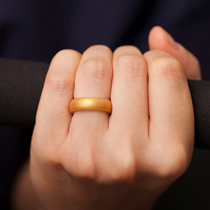 Silicone Wedding Rings for Women Wedding Bands - 7 Pack